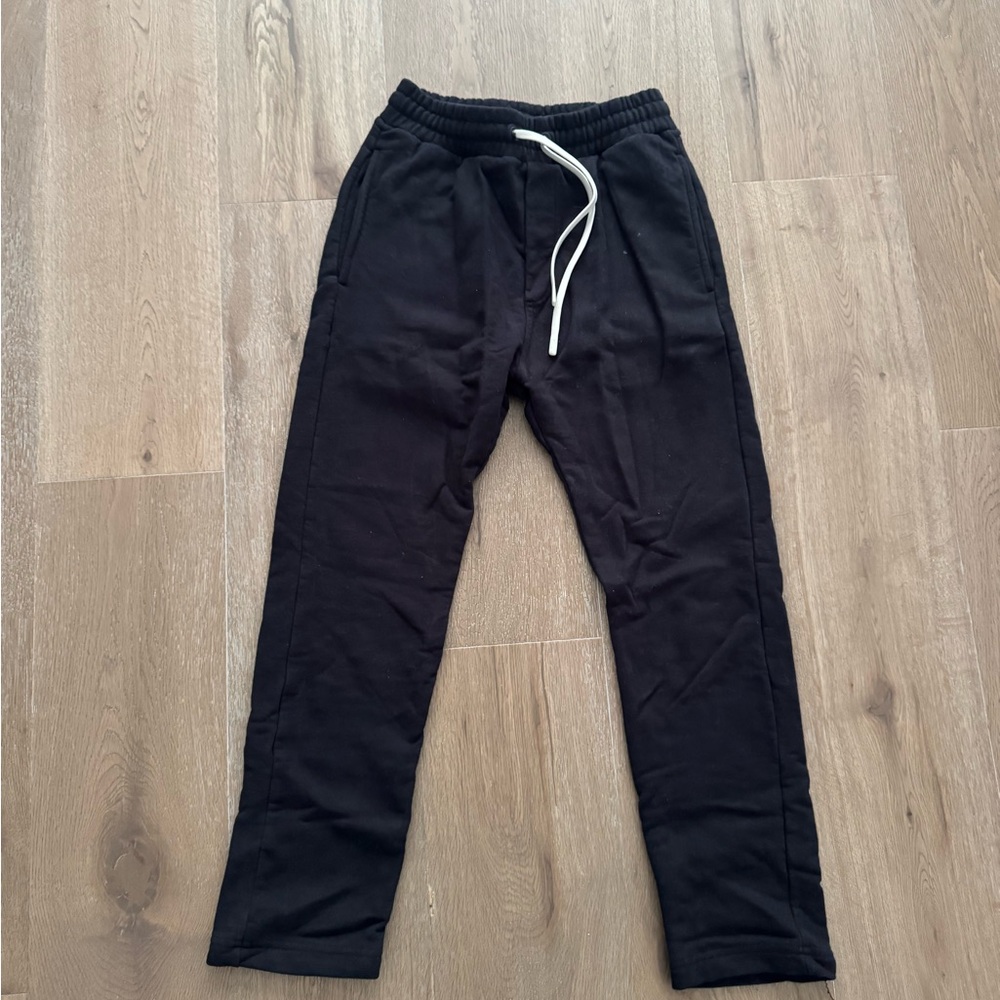 Classic Black Jogger Pants with Drawstring